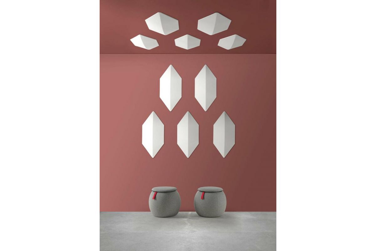 Panneau acoustique mural, plafond, BOW, Caimi